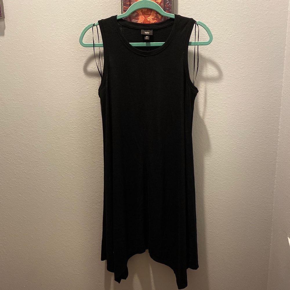 🔥Mossimo Supply Co Waterfall High Low Black Dress